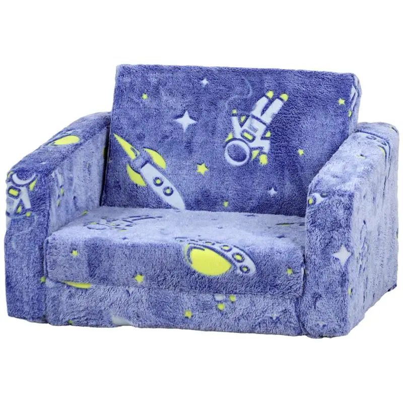 Foldable Children's Sofa, Blue