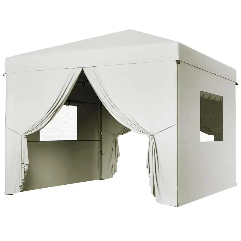Pop-Up Folding Canopy 3 × 3 m, White