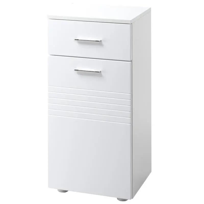 Freestanding Bathroom Cabinet with Door and Drawer