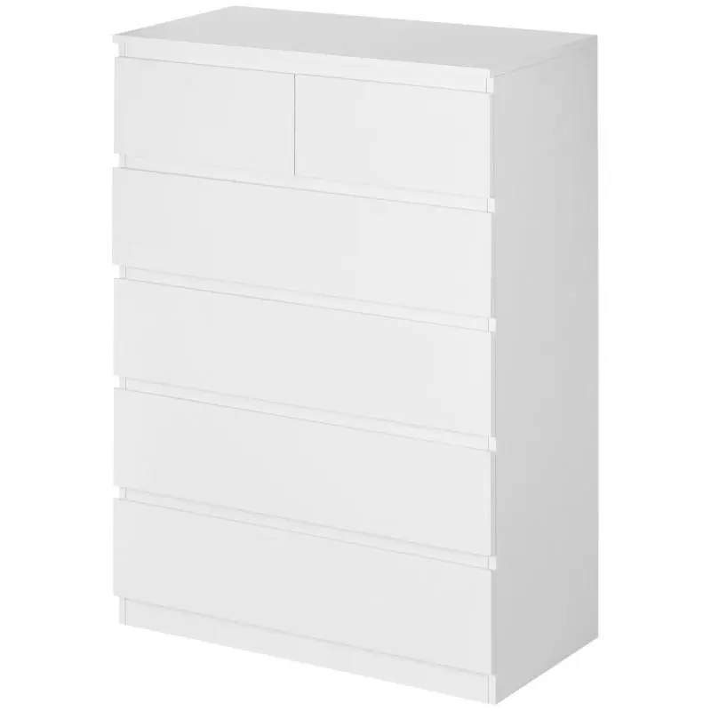 6-Drawer Chest of Drawers in White