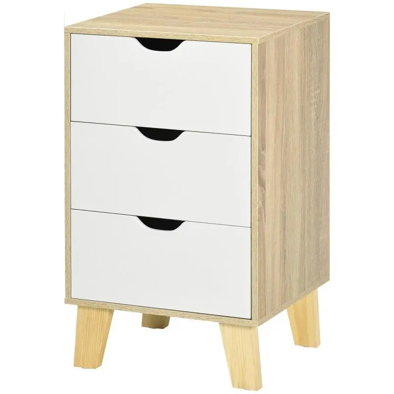 3-Drawer Chest with Raised Base, 40 cm