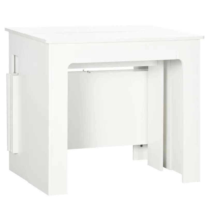 Extendable Dining Table, White, 180 x 85 x 75 cm