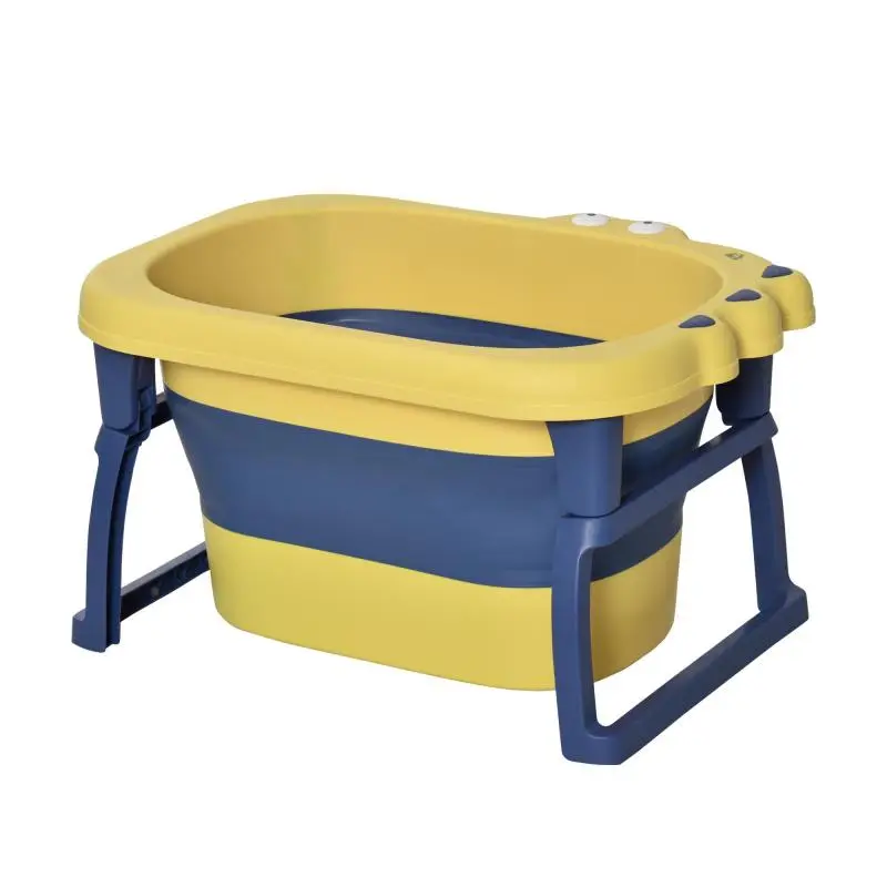 Foldable Baby Bathtub with Seat, 105 L