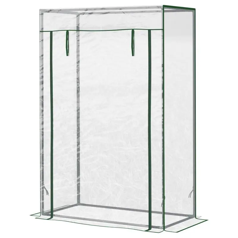 Greenhouse with Roll-Up Door, 100 cm