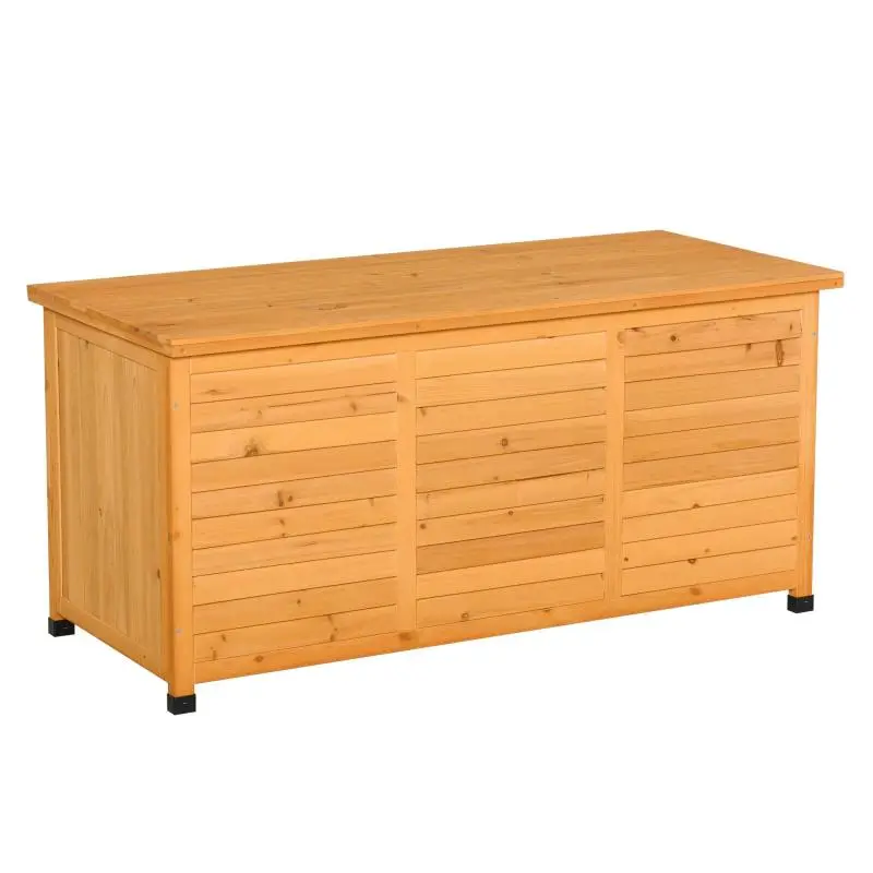 Wooden Garden Storage Chest, 127 x 56 x 60 cm
