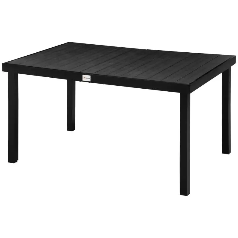 Rectangular Garden Table for 6, 140 x 90 cm