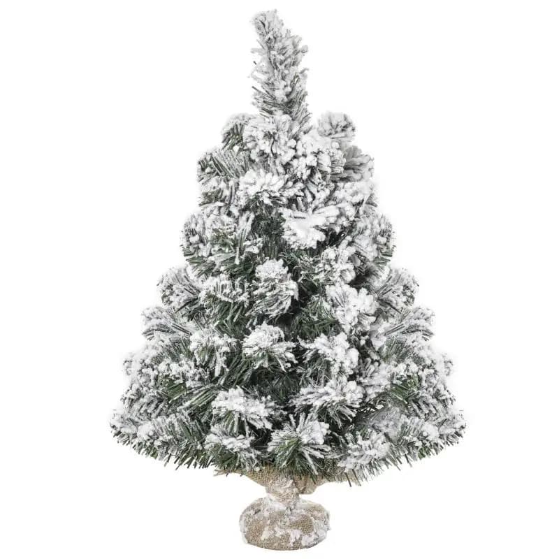 Artificial Christmas Tree, 60 cm, Green and White