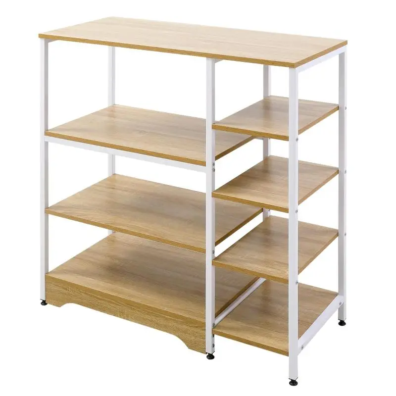Kitchen Storage Shelf Unit, 90 × 40 × 95 cm