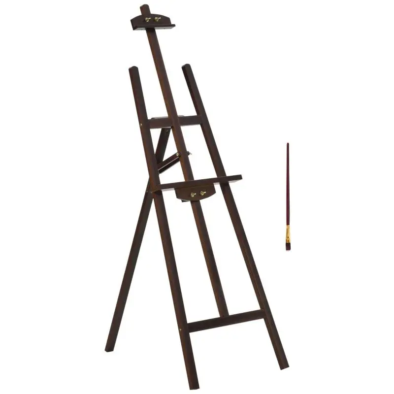 Wooden Painting Easel with Adjustable Angle