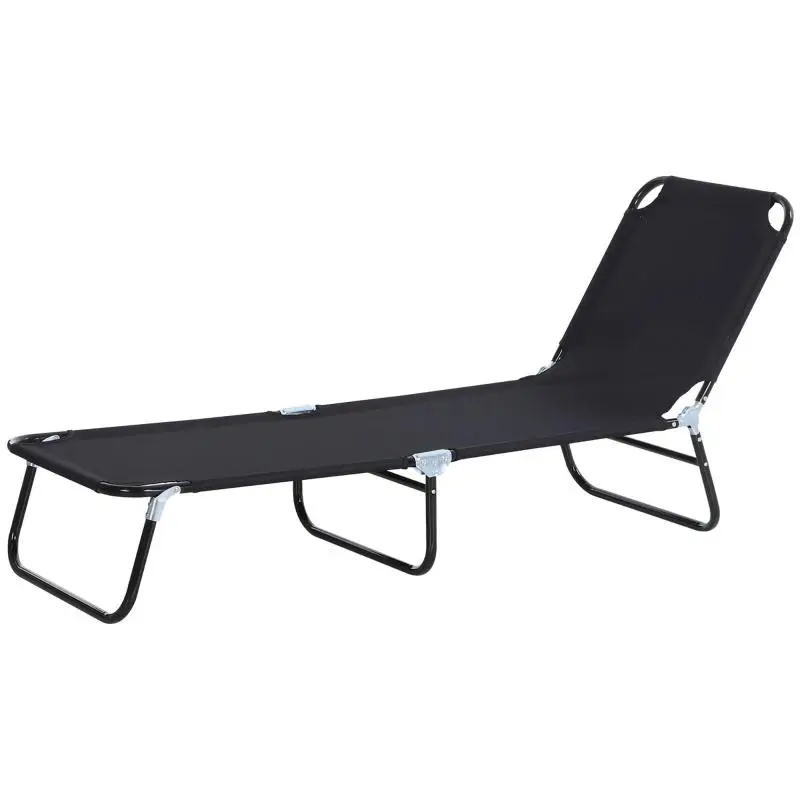 Folding Sun Lounger, 120 kg