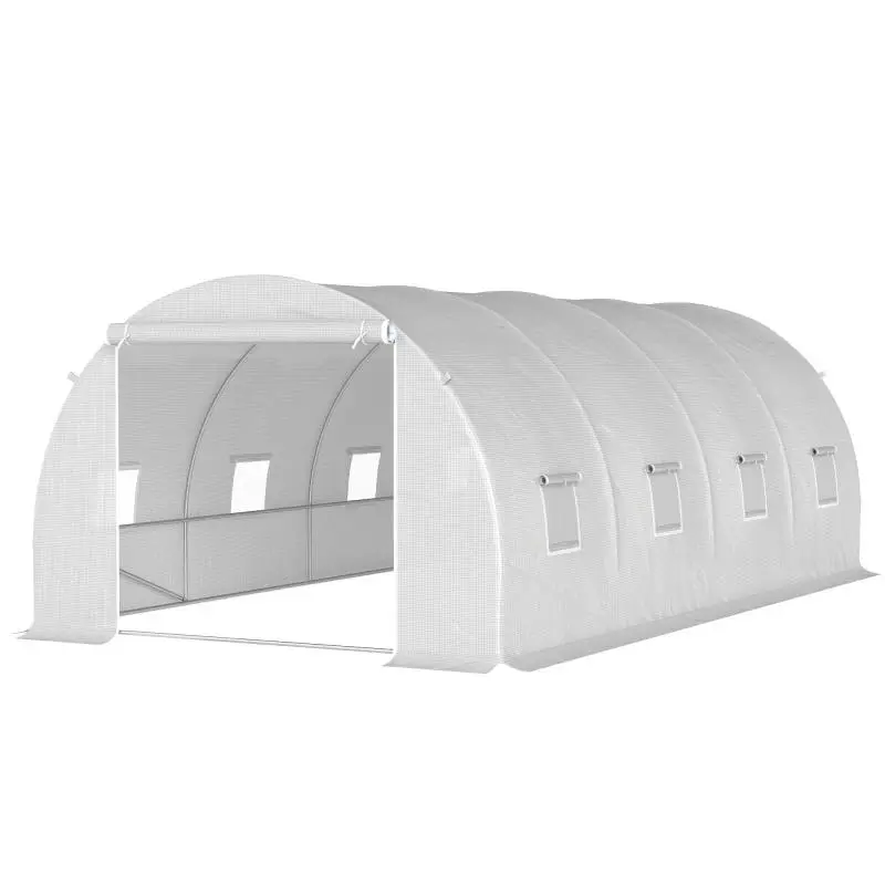 Tunnel Greenhouse, 595 × 300 × 200 cm