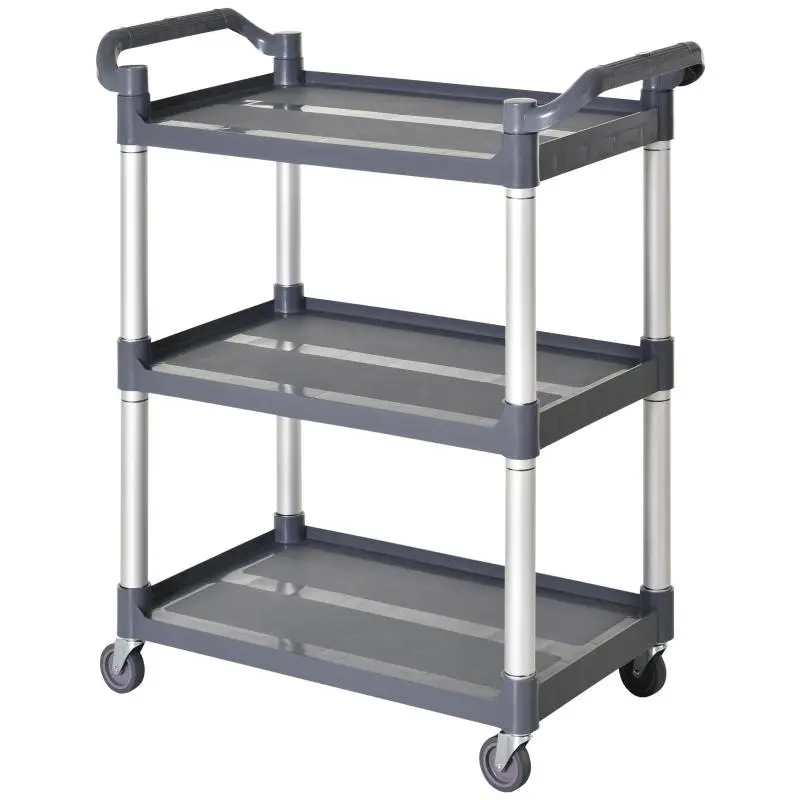 3-Tier Rolling Utility Cart, 88 x 44 x 93 cm
