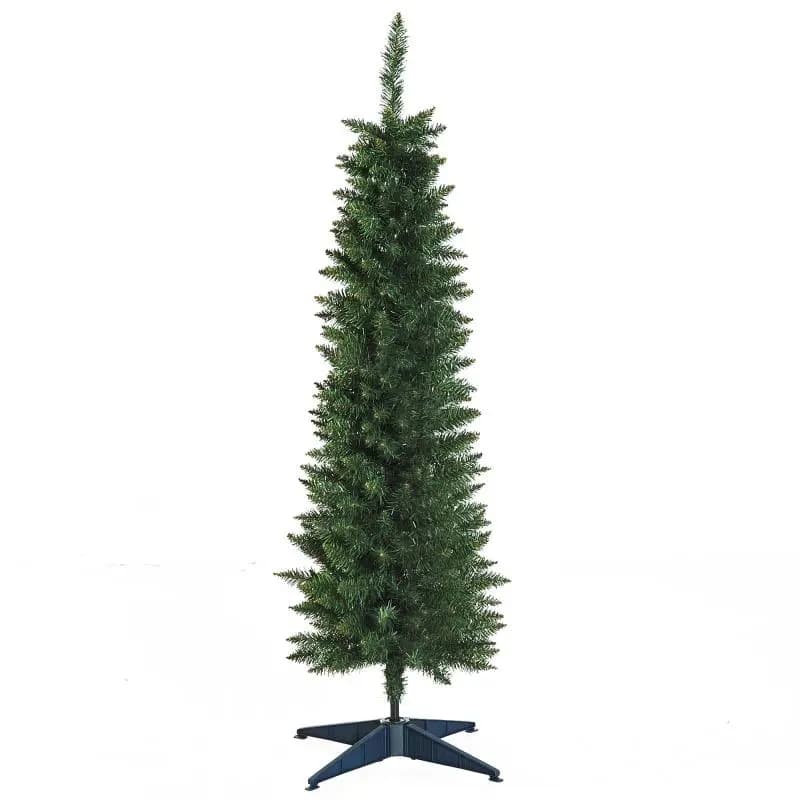 Slim Artificial Christmas Tree, 150 cm