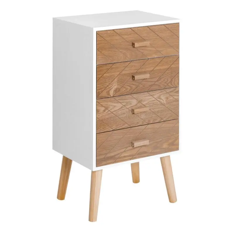 4-Drawer Chest with Raised Legs, 40 cm