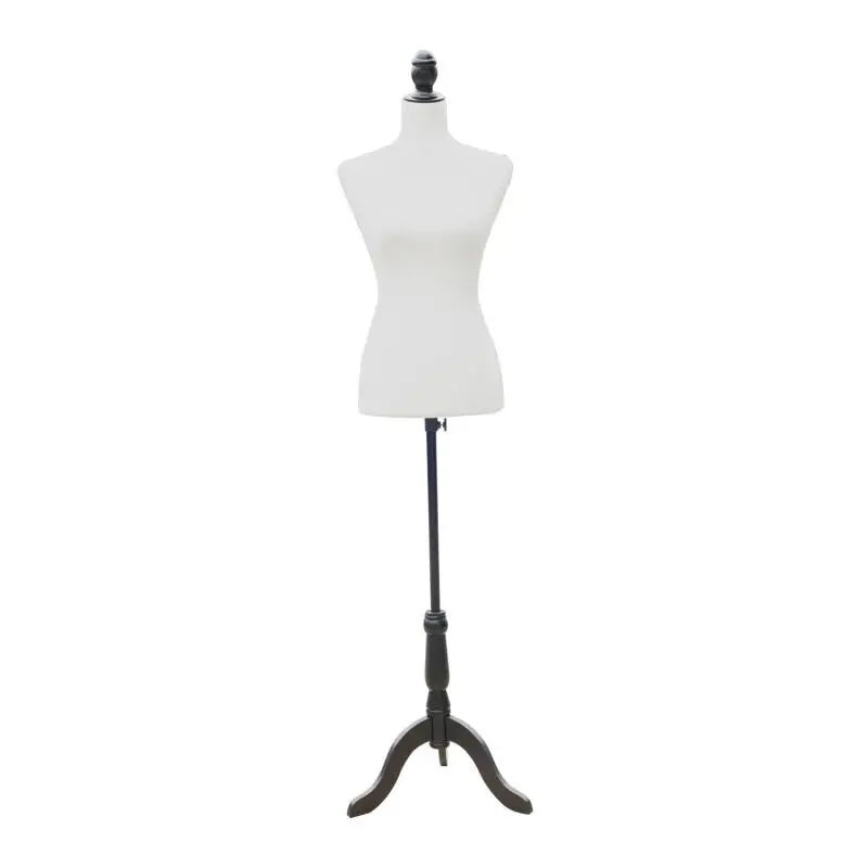 Adjustable Female Sewing Mannequin with Wooden Tripod