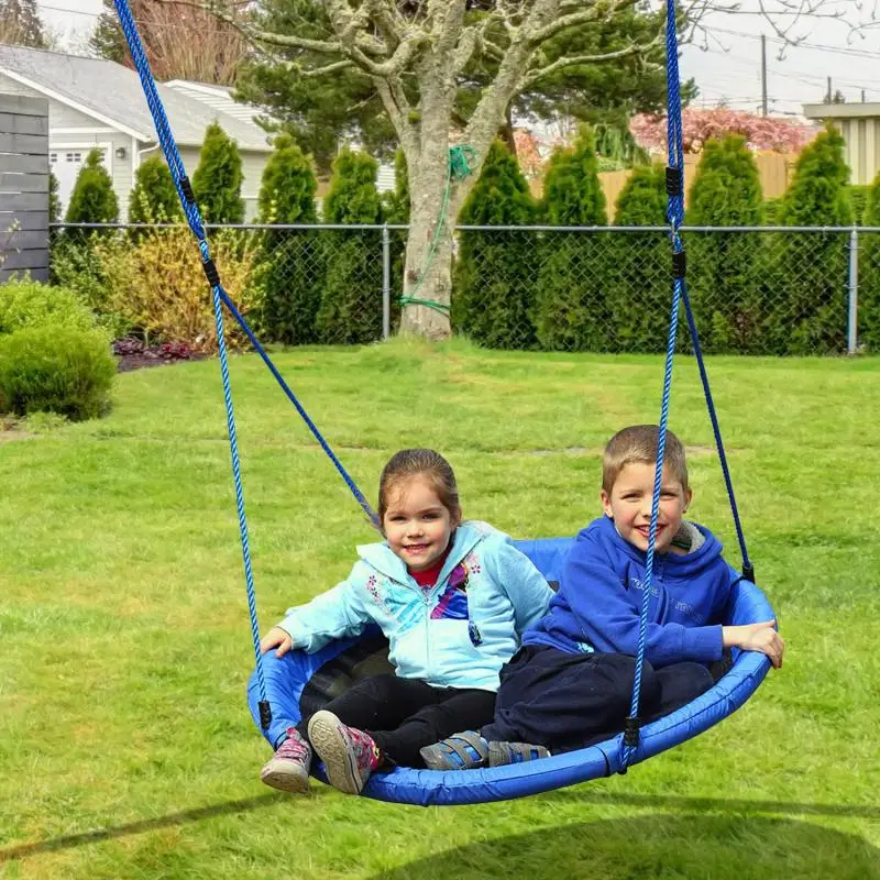 Children's Nest Swing, 100 cm, Blue