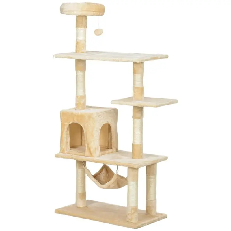 Cat Scratching Tree with Hammock, 152 cm