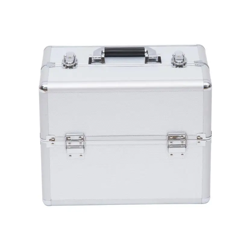3-Tier Makeup Case with Adjustable Dividers