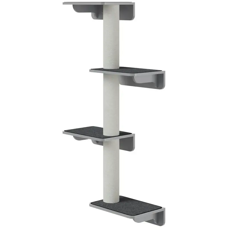 Wall-Mounted Cat Tree, 137 cm