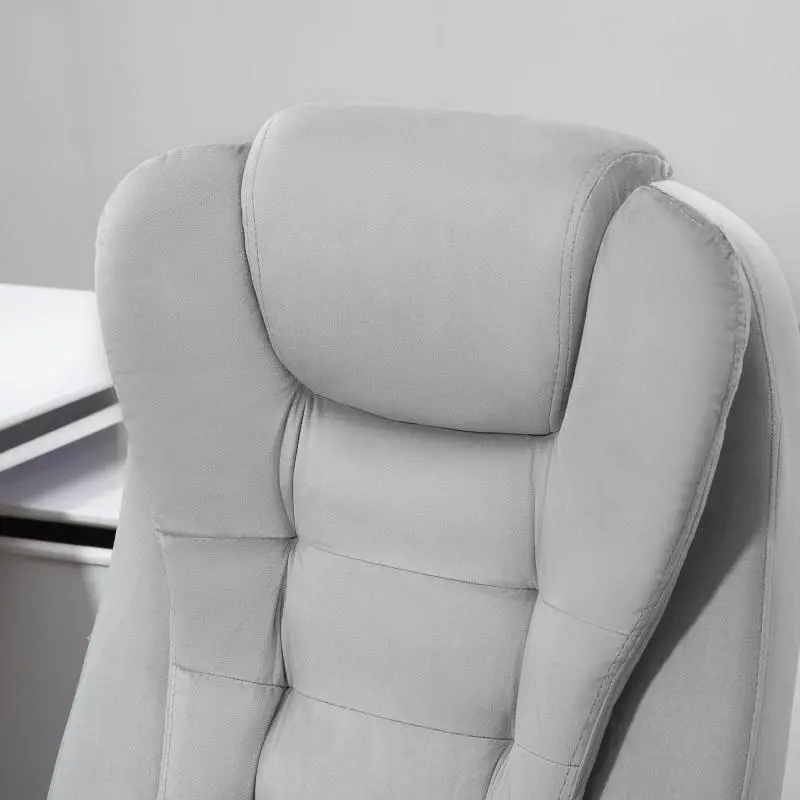 Massage Office Chair with Heating Function, Grey