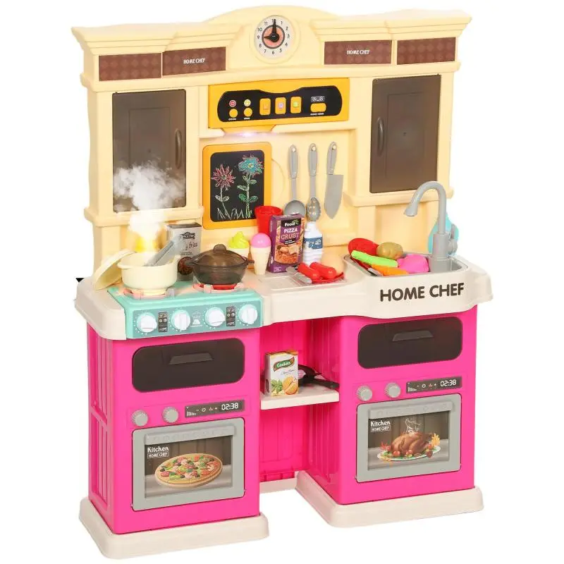 Play Kitchen with Running Water, 85-Piece Set