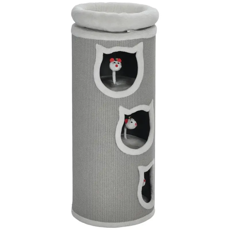 Cat Scratching Barrel, 96 cm, Grey