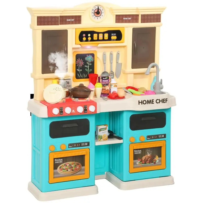 Play Kitchen with Running Water, 85-Piece Set