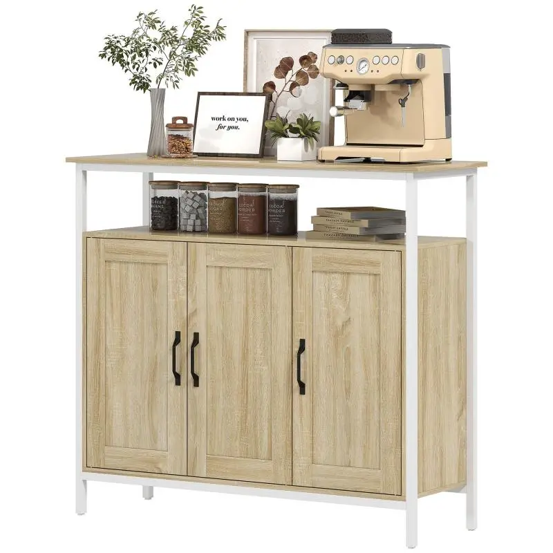 Sideboard with 3 Doors and Adjustable Shelves