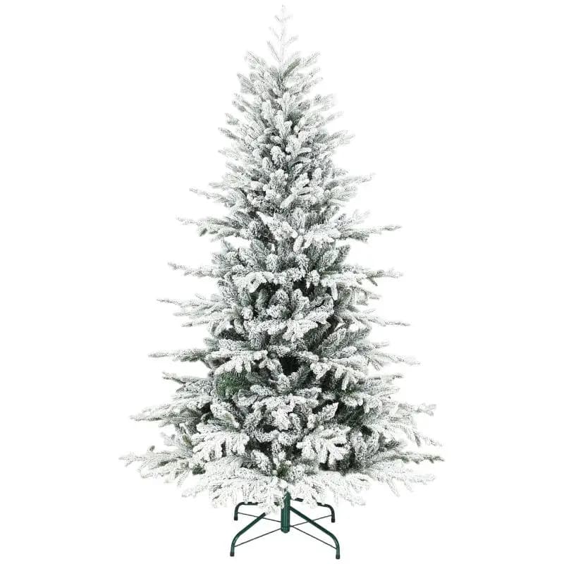 Snow-Flocked Artificial Christmas Tree, 180 cm