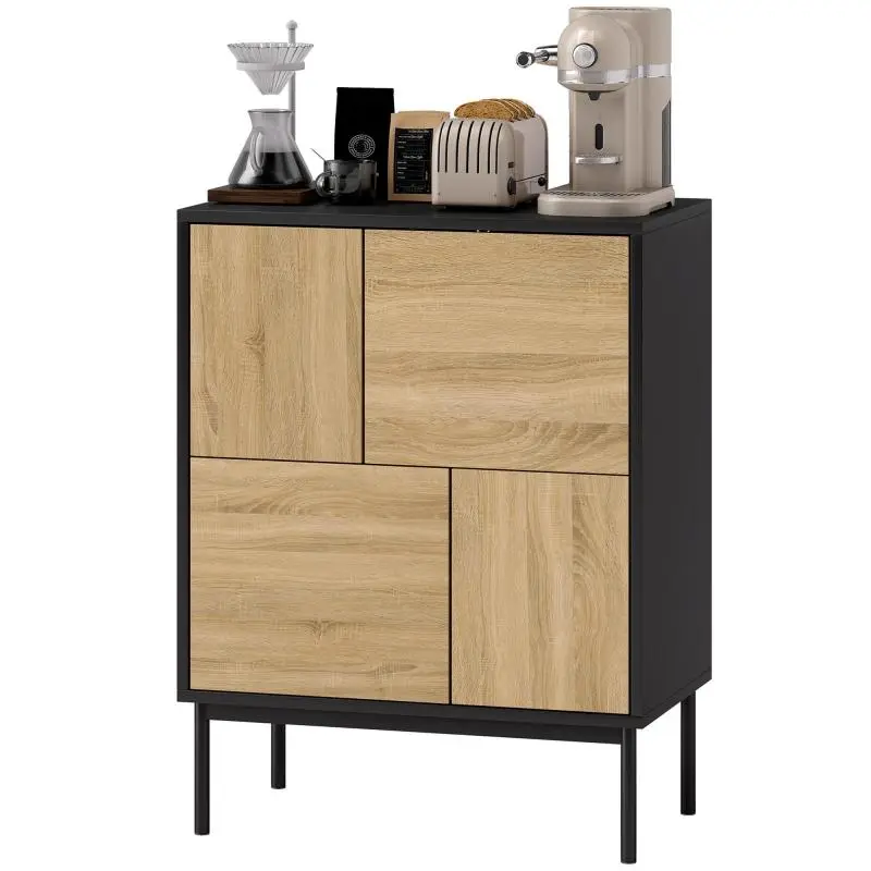 Sideboard with 4 Cupboards, 78 cm
