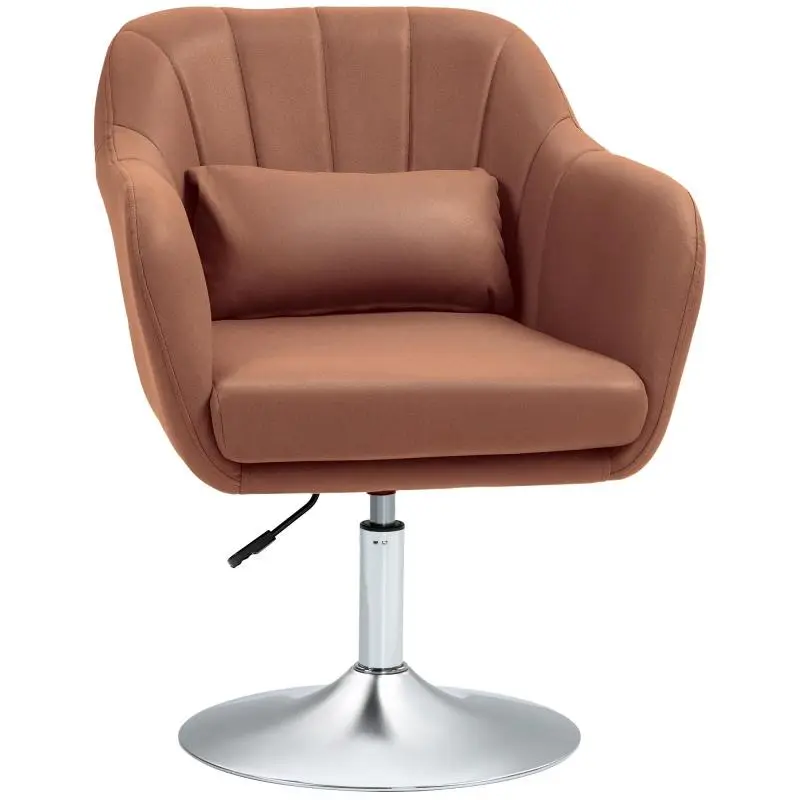 Swivel Lounge Chair with Adjustable Height