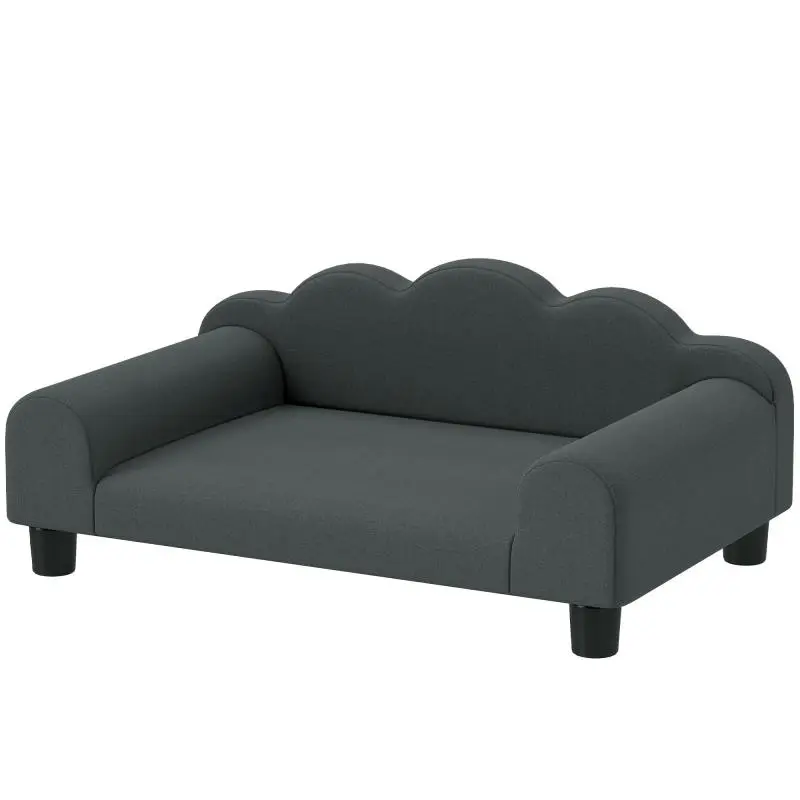 Dog Sofa with Backrest and Armrests