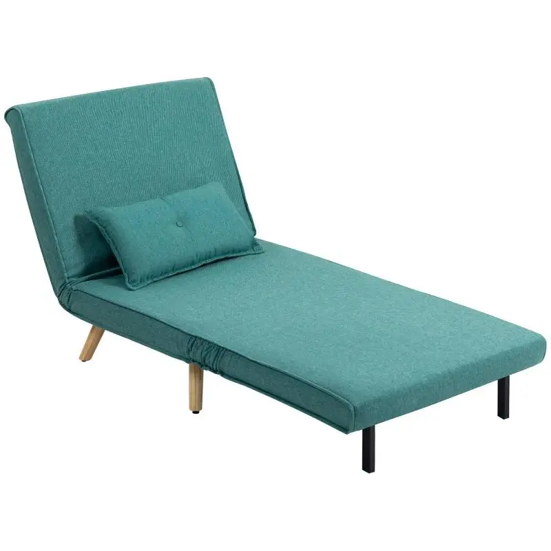 Convertible Armchair Sofa Bed, Green