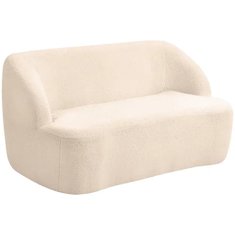 2-Seater Bouclé Sofa, 142 cm
