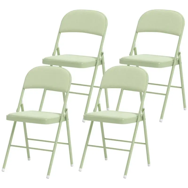 Set of 4 Folding Chairs, Green