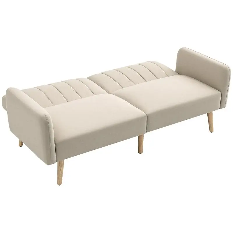 2-Seater Convertible Sofa with 3 Recline Positions