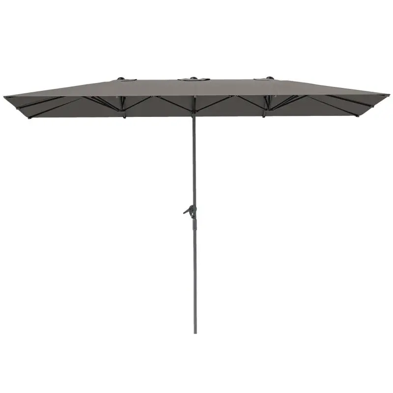 Rectangular Double Garden Parasol, 451 × 264 cm