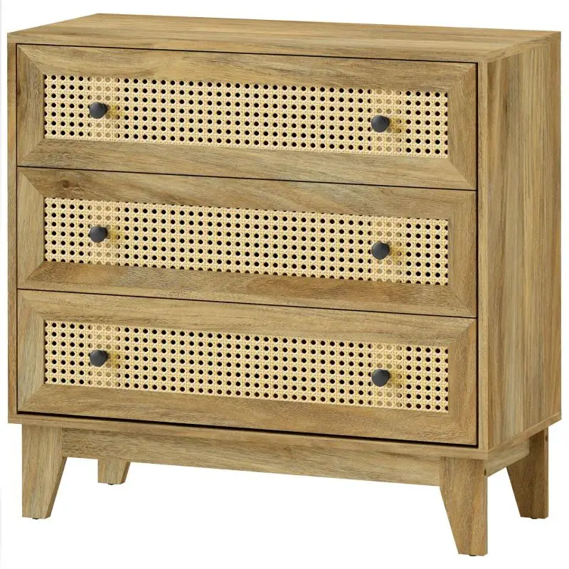 3-Drawer Chest of Drawers, 80 cm