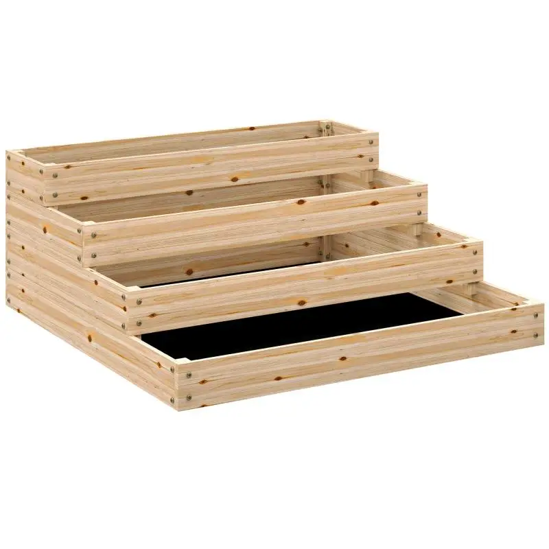 Four-Tier Bottomless Raised Garden Bed