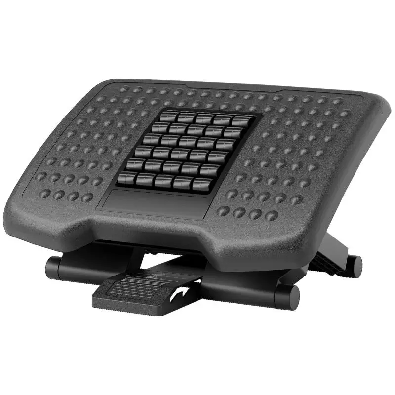 Adjustable Office Footrest, Black