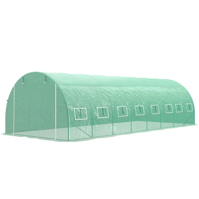 Tunnel Garden Greenhouse, 8 × 3 × 2 m