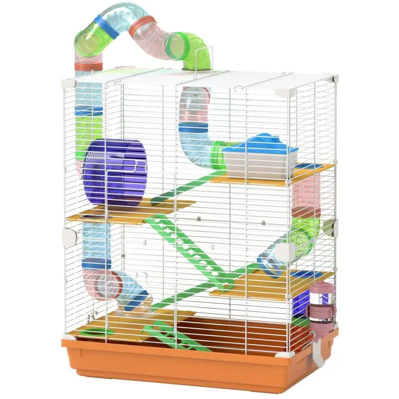 5-Level Hamster Cage with Accessories