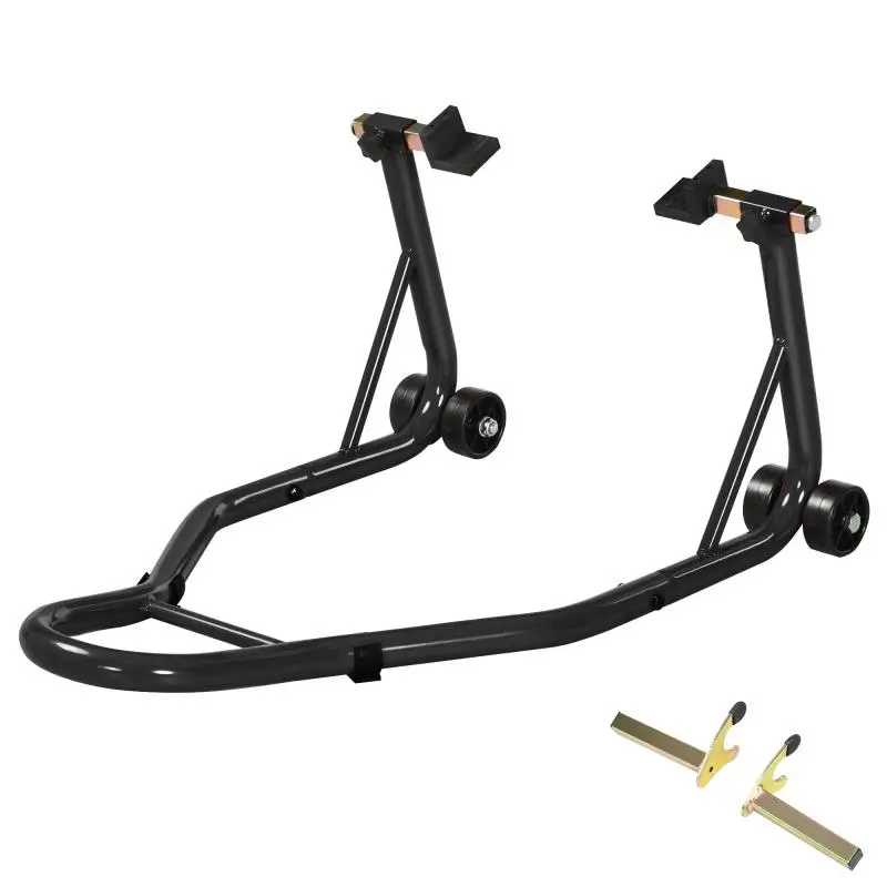 Rear Motorcycle Paddock Stand, Black