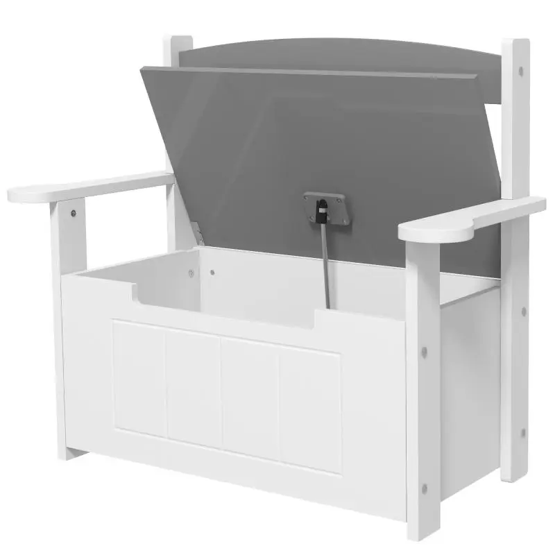 Kids Toy Storage Chest and Bench, 68.5 cm