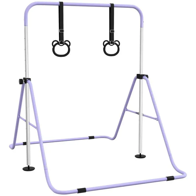 Children's Gymnastics Bar, Foldable, Violet