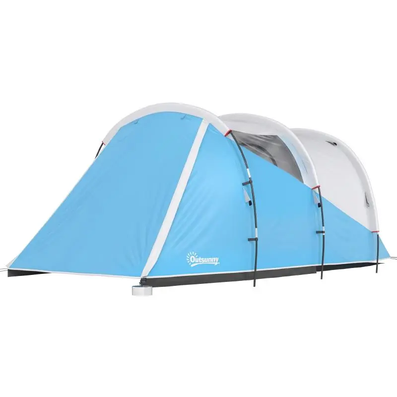 3-Person Tunnel Camping Tent, 460 cm