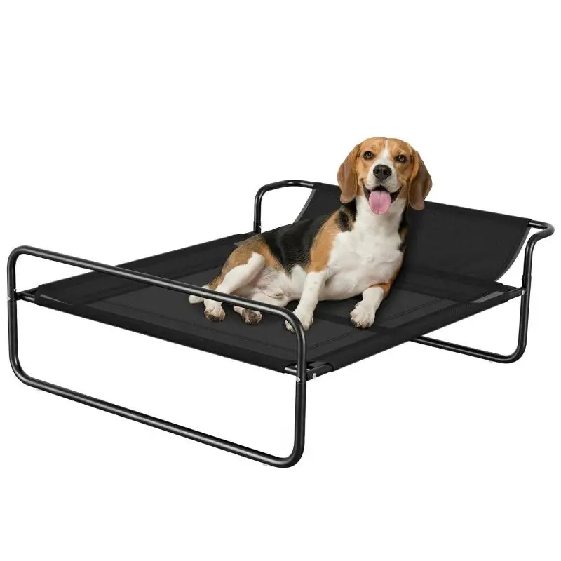 Elevated Pet Bed with Headrest, 106 cm