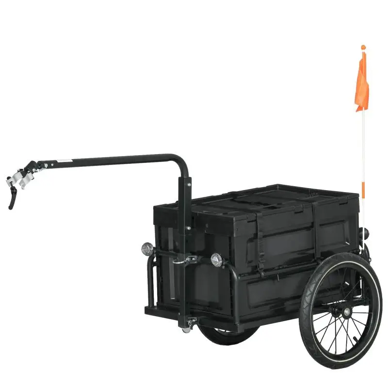 Bicycle Trailer with 65 L Storage Box