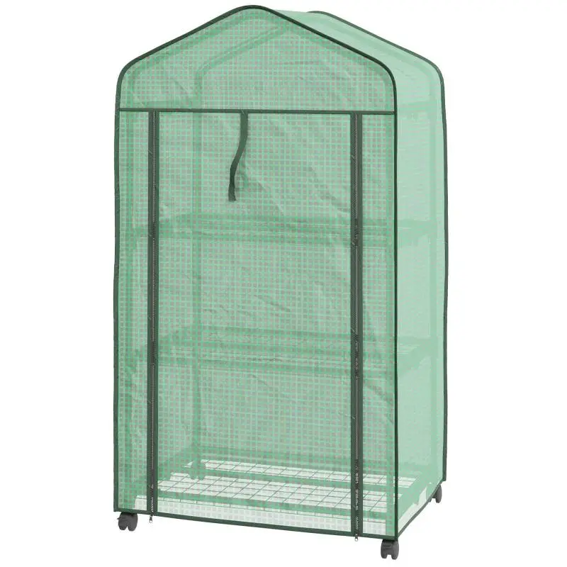Mini Garden Greenhouse with 3 Shelves