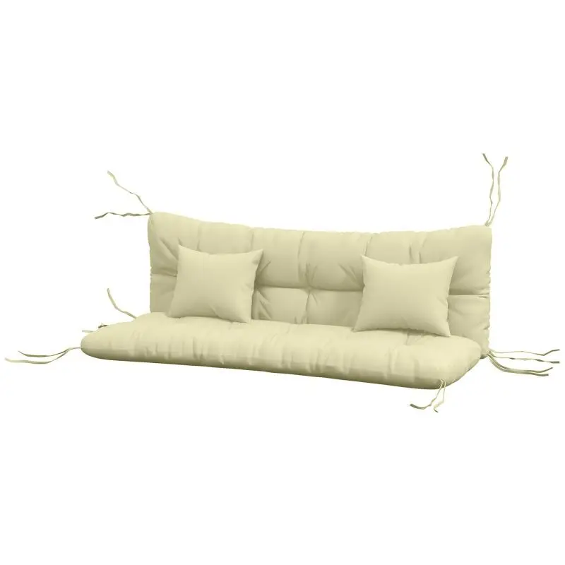 Outdoor Swing Cushion Set of 4, Cream